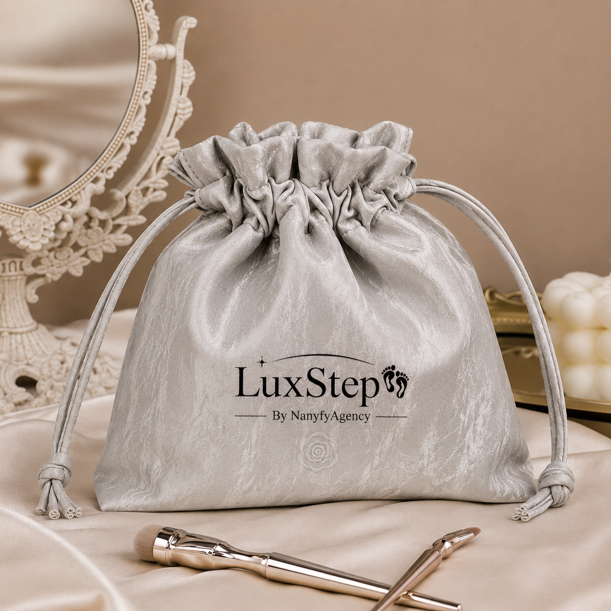 LuxStep™ Premium Beauty Storage Pouch