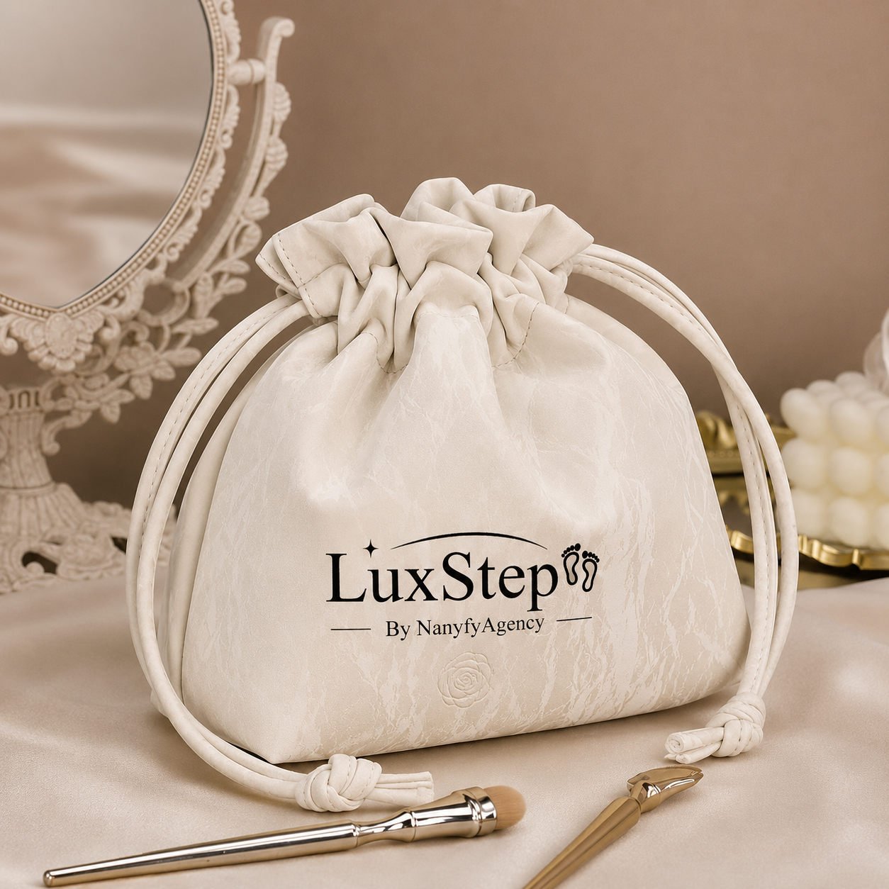 LuxStep™ Premium Beauty Storage Pouch